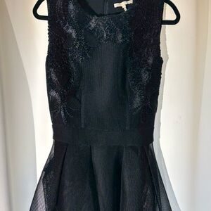 Maje Black Embellished Dress